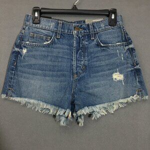 Siwy Jean Shorts Womens Distressed Raw Hem Size 26 Katherine Cool Again Cotton